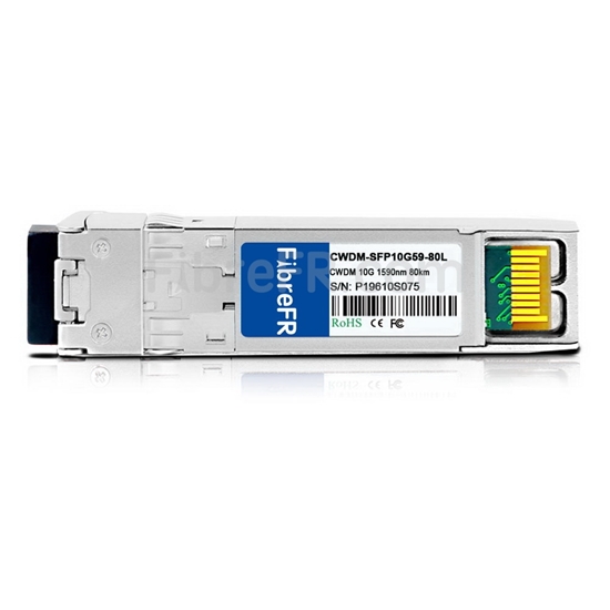 Image de Cisco CWDM-SFP10G-1590 Compatible Module SFP+ 10G CWDM 1590nm 80km DOM