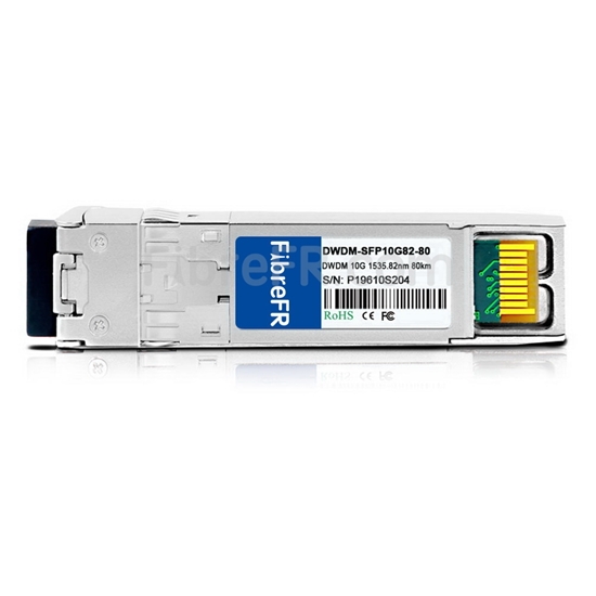 Image de Cisco C52 DWDM-SFP10G-35.82 Compatible Module SFP+ 10G DWDM 1535.82nm 80km DOM