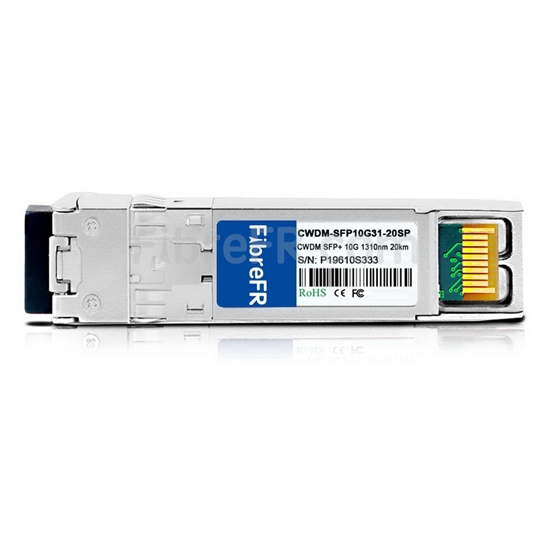 Image de Brocade XBR-SFP10G1310-20 Compatible Module SFP+ 10G CWDM 1310nm 20km DOM