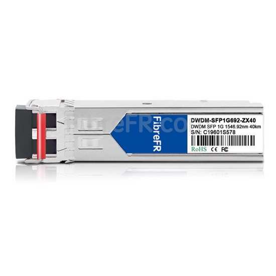 Image de HPE C38 DWDM-SFP1G-46.92-40 Compatible 1000BASE-DWDM SFP 100GHz 1546.92nm 40km DOM Module Émetteur-Récepteur Optique
