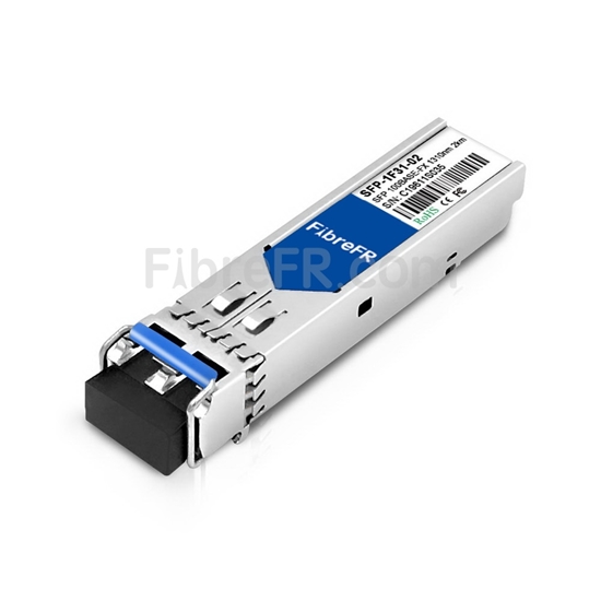 Image de Cisco GLC-GE-100FX Compatible Module SFP 100BASE-FX 1310nm 2km pour Ports SFP Gigabit Ethernet