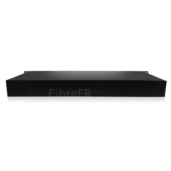 Image de Mux Demux DWDM Double Fibre à 8 Canaux C53-C60 pour Solution Hybride CWDM/DWDM, avec Port Moniteur, Port d'Expansion et Port 1310nm, FMU Module Plug-in, LC/UPC