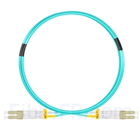 3m LC UPC vers LC UPC Duplex OM3 PVC (OFNR) 2,0mm Jarretière Optique Multimode