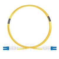 3m LC UPC vers LC UPC Duplex OS2 PVC (OFNR) 2,0mm Jarretière Optique Monomode