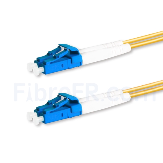 Image de 10m LC UPC vers LC UPC Duplex 2,0mm LSZH OS2 Jarretière Optique Monomode