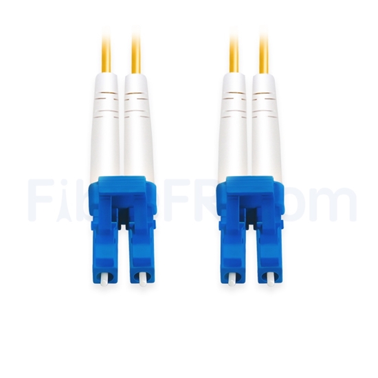 Image de 10m LC UPC vers LC UPC Duplex 2,0mm LSZH OS2 Jarretière Optique Monomode