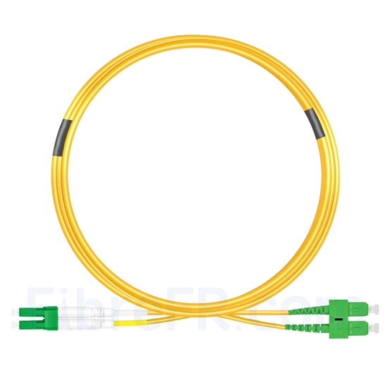 10M Câble Fibre Optique (jarretière Optique) SC/APC à SC/APC pour
