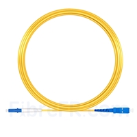 15m LC UPC vers SC UPC Simplex 2,0mm PVC (OFNR) OS2 Jarretière Optique Monomode