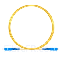 3m SC UPC vers SC UPC Simplex 2,0mm PVC (OFNR) OS2 Jarretière Optique Monomode