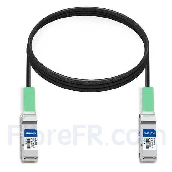 Image de 3m Générique Compatible Câble à Attache Directe Twinax en Cuivre Passif 100G QSFP28