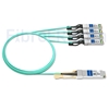 Image de 5m Arista Networks AOC-Q-4S-100G-5M Compatible Câble Optique Actif Breakout QSFP28 100G vers 4 x SFP28