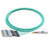 Image de 10m Dell AOC-Q28-4SFP28-25G-10M Compatible Câble Optique Actif Breakout QSFP28 100G vers 4 x SFP28