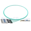 Image de 1m Extreme Networks Compatible Câble Optique Actif Breakout QSFP28 100G vers 4 x SFP28