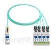 Image de 5m Fortinet FG-TRAN-QSFP-4XSFP-5 Compatible Câble Optique Actif Breakout QSFP+ 40G vers 4 x SFP+