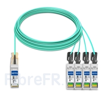 30m Juniper Networks JNP-QSFP-AOCBO-30M Compatible Câble Optique Actif Breakout QSFP+ 40G vers 4 x SFP+