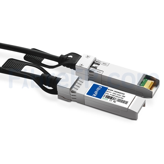 Image de 3m Brocade 10G-SFPP-TWX-0301 Compatible Câble à Attache Directe Twinax en Cuivre Actif 10G SFP+