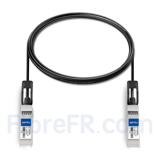 Image de 2,5m Générique Compatible Câble à Attache Directe Twinax en Cuivre Passif 10G SFP+ 30AWG