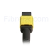 Image de 1m Senko MPO Femelle 12 Fibres OS2 9/125 Câble Trunk Monomode, Type B, Élite, LSZH, Jaune