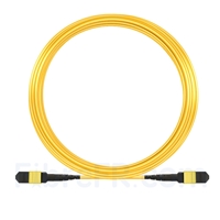 15m MTP-MTP Patch Cable Femelle 12 Fibres OS2 9/125 Monomode, Type B, Élite, LSZH, Jaune