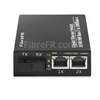 Image de 2x10/100/1000Base-T RJ45 ~ 1x1000Base-X SFP Rainure SC non géré Gigabit Ethernet Media Converter, Simplex, 1310nm/1550nm, 20km