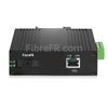 Image de 1x10/100Base-T RJ45 vers 1x100Base-X SFP Rainure SC non géré Gigabit Ethernet Media Converter, Simplex, 1310nm/1550nm, 20km, Industrial