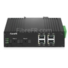 Image de 4x10/100Base-T RJ45 vers 1x100Base-X SFP Rainure SC Non géré Gigabit Ethernet Media Converter, Simplex, 1310nm/1550nm, 20km, Industrial
