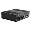 Image de 4x10/100/1000Base-T RJ45 vers 1xConvertisseur de média Ethernet Gigabit non géré SFP 1000Base-X, Simplex, 1310nm/1550nm, 20km industriel