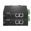Mini 4x10/100/1000Base-T RJ45 vers 1x1000Base-X SFP Rainure SC Non géré Gigabit Ethernet Media Converter, Simplex, 1310nm/1550nm, 20km, Industrial
