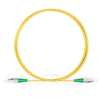 1M（3ft）1550nm FC APC Simplex Axe Lent PVC-3.0mm Monomode (OFNR) 3,0 mm Polarisation Maintenant le Câble de Raccordement à Fibre Optique