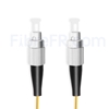 Image de 1M（3ft）1550nm FC UPC Simplex Axe Lent PVC-3.0mm Monomode (OFNR) 3,0 mm Polarisation Maintenant le Câble de Raccordement à Fibre Optique