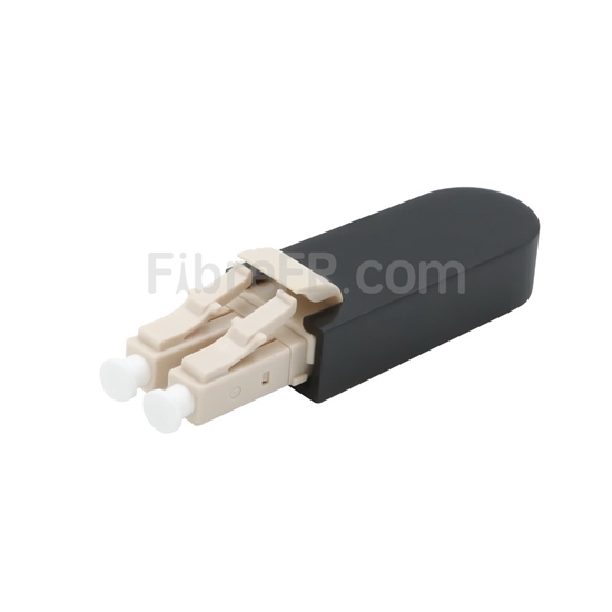 Image de Module Loopback à Fibre Optique Multimode LC/UPC Duplex PVC OM1 62,5/125
