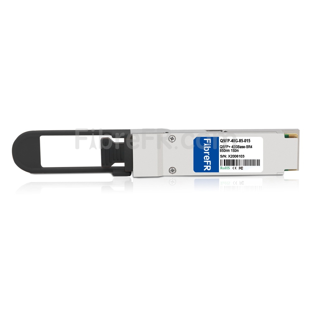 40G QSFP+, NetAPP X65402 Compatible 40GBaseSR4 QSFP+ Module Optique 850nm 150m MMF(MPO) DOM