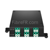 Image de Cassette MPO FHD 12 Fibres OM3 Multimode, MPO-12 vers 6x LC Duplex, Type A