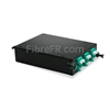 Image de Cassette MTP® FHD avec 12 Fibres OM4 Multimode, MTP®-12 vers 6x LC Duplex, Type AF