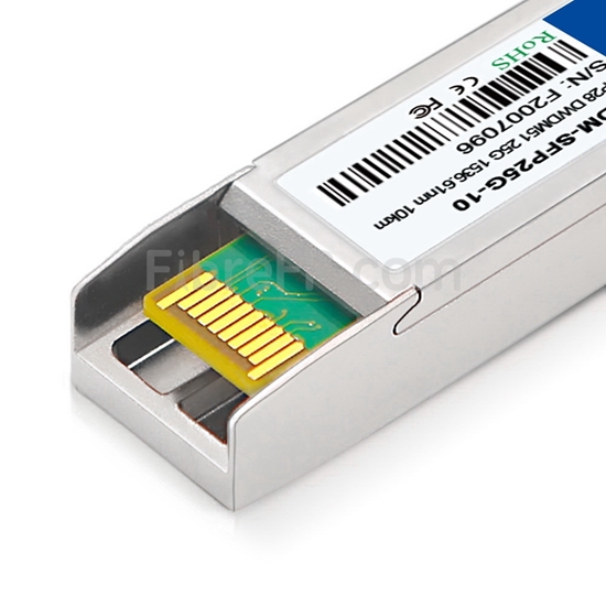 Image de Dell C51 DWDM-SFP25G-36.61 Compatible Module SFP28 25G DWDM 100GHz 1536.61nm 10km DOM