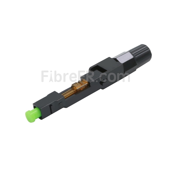 Image de Connecteur Rapide/Connecteur à Montage sur le Terrain SC/APC Monomode, Type A, avec Férule Pré-polie de 0,9/2,0/3,0mm