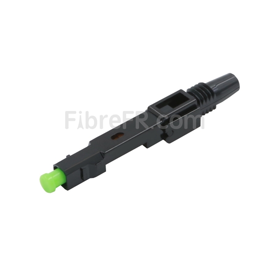 Image de Connecteur Rapide/Connecteur à Montage sur le Terrain SC/APC Monomode, Type A, avec Férule Pré-polie de 0,9/2,0/3,0mm
